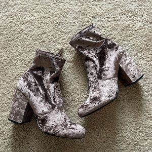 Steve Madden Velvet Bootie